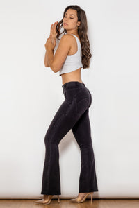 Thumbnail for Buttoned Flare Jeans