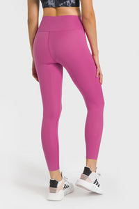 Thumbnail for High Waist Ankle-Length Yoga Leggings