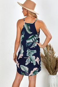 Thumbnail for Peony Print Sleeveless Dress