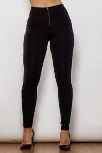 Thumbnail for Zip Detail Skinny Long Jeans
