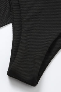 Thumbnail for Ribbed High Cut Three-Piece Swim Set