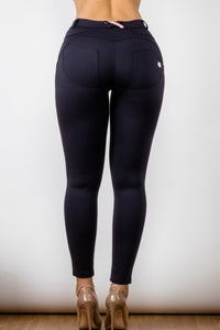 Thumbnail for Buttoned Skinny Long Jeans