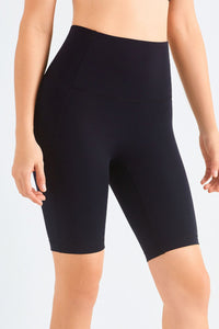Thumbnail for Feel Like Skin Elastic Waistband Pocket Biker Shorts