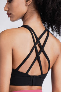 Thumbnail for Back At It Again Crisscross Back Sports Bra