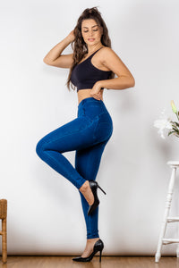 Thumbnail for Buttoned Skinny Jeans