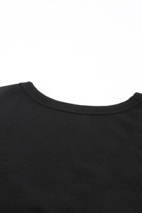 Thumbnail for Buttoned Short Sleeve Tee Shirt - MiaMoré