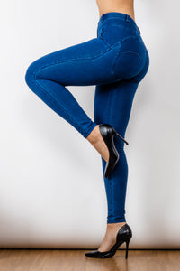 Thumbnail for Buttoned Skinny Jeans