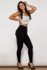 Thumbnail for Zip Detail Skinny Long Jeans