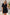 Tie Neck Buttoned Flounce Sleeve Dress