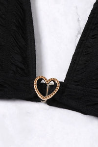 Thumbnail for Textured High Cut Bikini Set