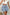Printed Frill Trim Smocked Mini Skirt