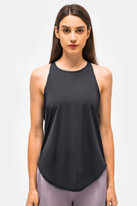 Thumbnail for Cut Out Back Sports Tank Top
