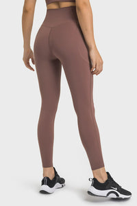 Thumbnail for V-Waist Yoga Leggings with Pockets