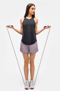 Thumbnail for Cut Out Back Sports Tank Top