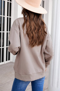 Thumbnail for Zip Up Dropped Shoulder Bomber Jacket