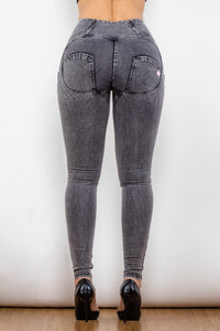 Thumbnail for Zip Closure Skinny Jeans with Pockets