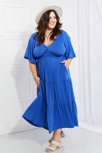 Thumbnail for Culture Code Full Size My Muse Flare Sleeve Tiered Maxi Dress - MiaMore | Luxary Classic Charm