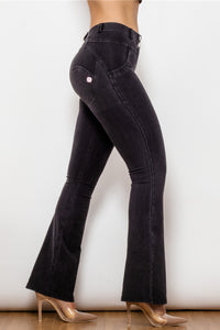 Thumbnail for Buttoned Flare Jeans