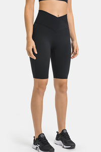 Thumbnail for High Waist Biker Shorts with Pockets