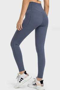 Thumbnail for V-Waist Yoga Leggings with Pockets