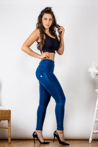 Thumbnail for Buttoned Skinny Jeans