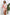 Floral Side Slit Cover Up