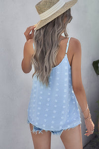 Thumbnail for Swiss Dot Buttoned Cami