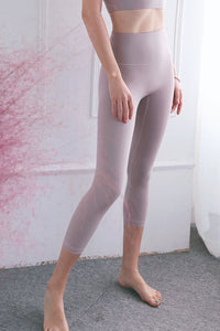 Thumbnail for Feel Like Skin Elastic Waistband Cropped Yoga Leggings