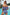 Striped Tie-Waist Layered One-Piece Swimsuit